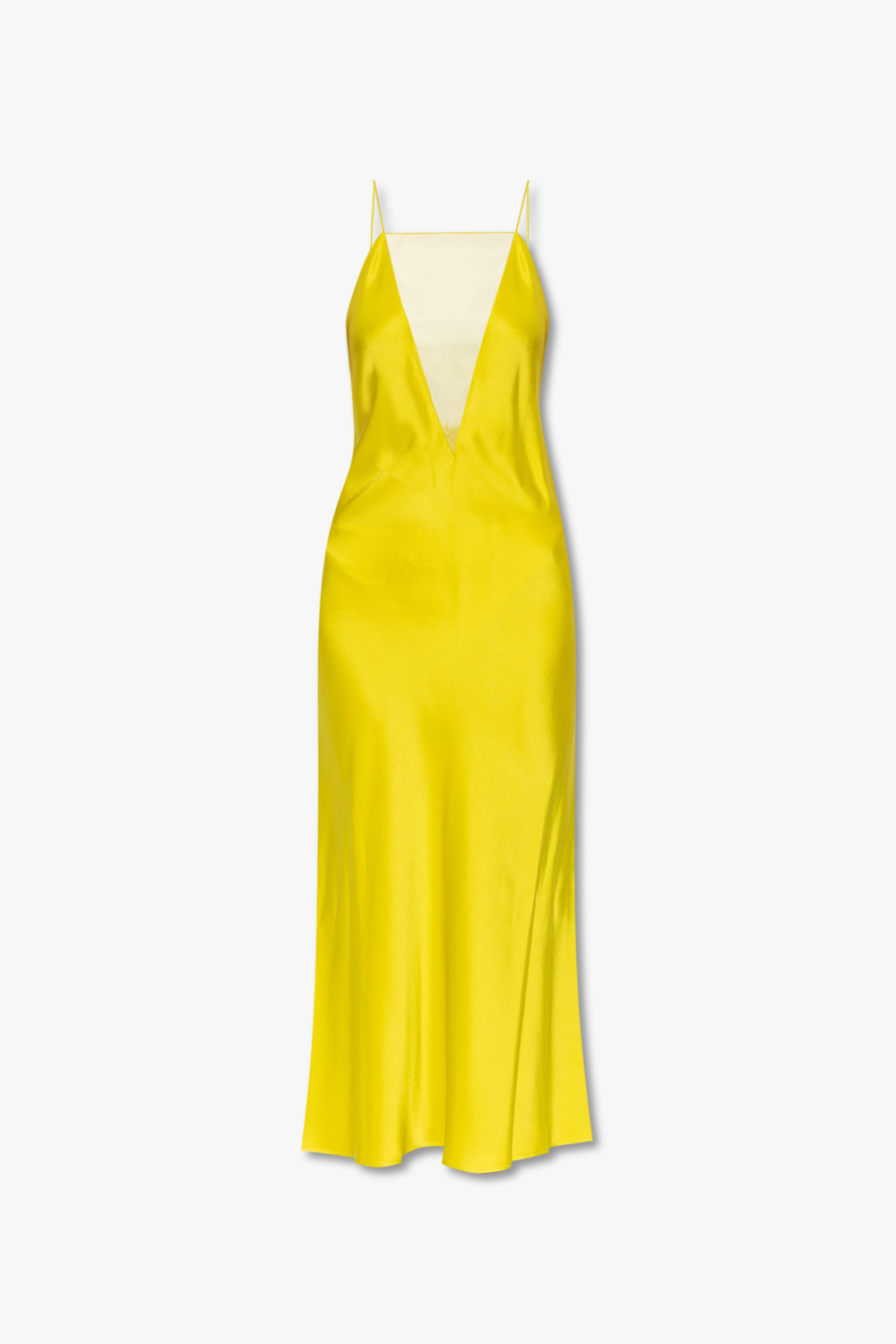 Yellow Satin slip dress Stella McCartney - Vitkac Canada