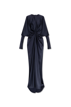 Dress with a waist cut-out