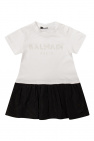 Balmain Kids Dress with logo