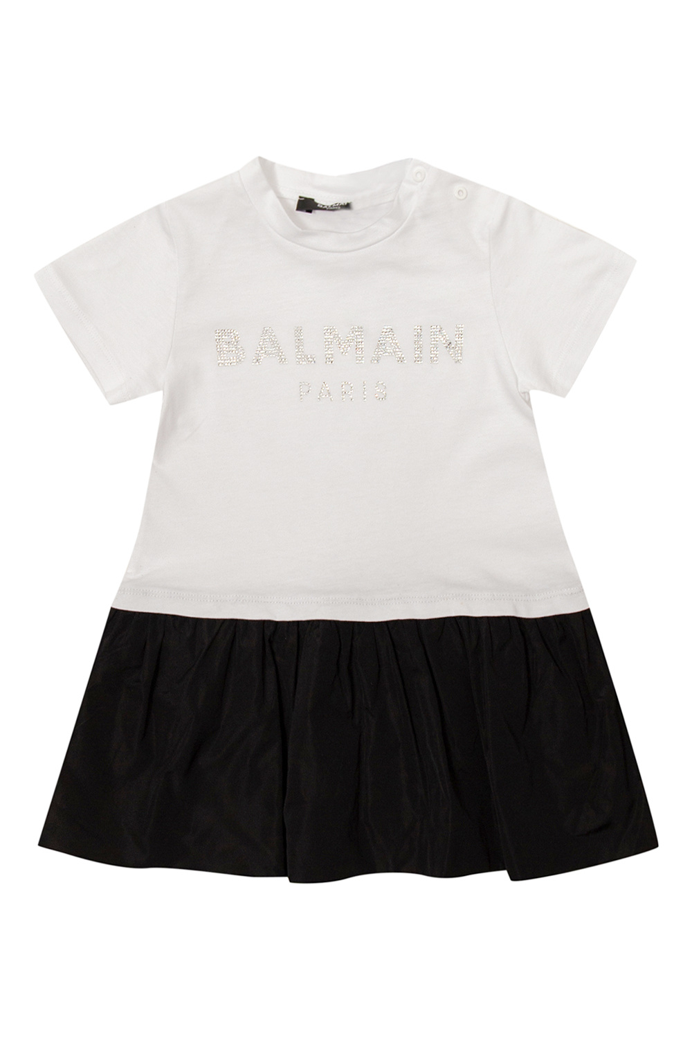 Balmain Kids Delevingne wore chunky black Balmain