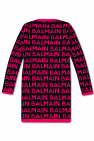 Balmain Kids Balmain sequin embellished cotton blend jacket
