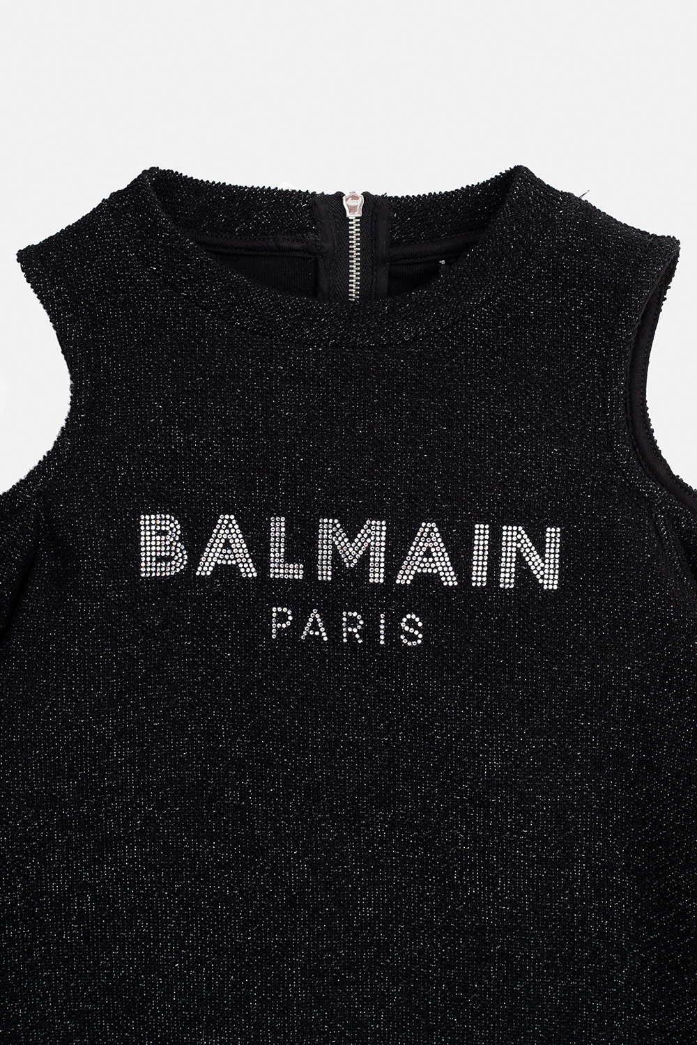 Balmain Kids Balmain monogram-motif knitted cardigan