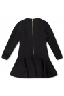 Balmain Kids Cotton dress dropped waist