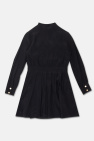 Balmain Kids BLACK Silk dress