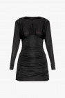 Saint Laurent BLACK Gathered dress