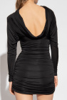 Saint Laurent BLACK Gathered dress