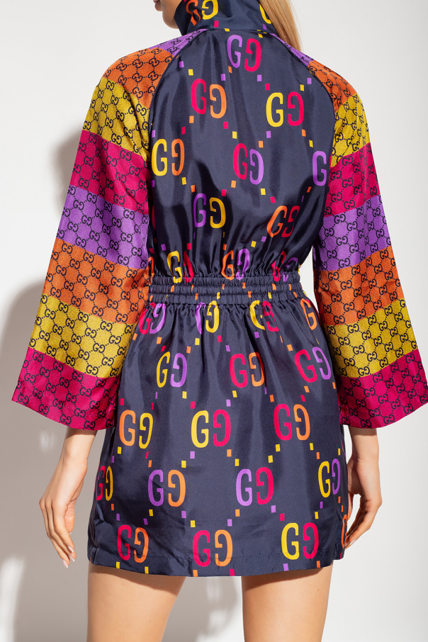 Gucci Dress with monogram  gucci apple motif hoodie item