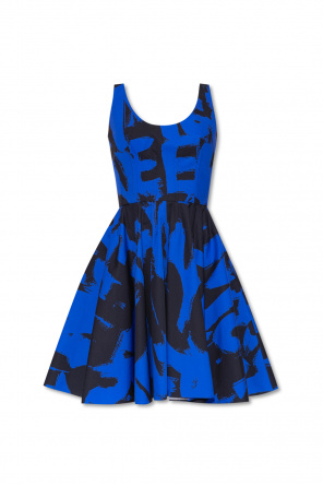 alexander mcqueen abstract print short dress item