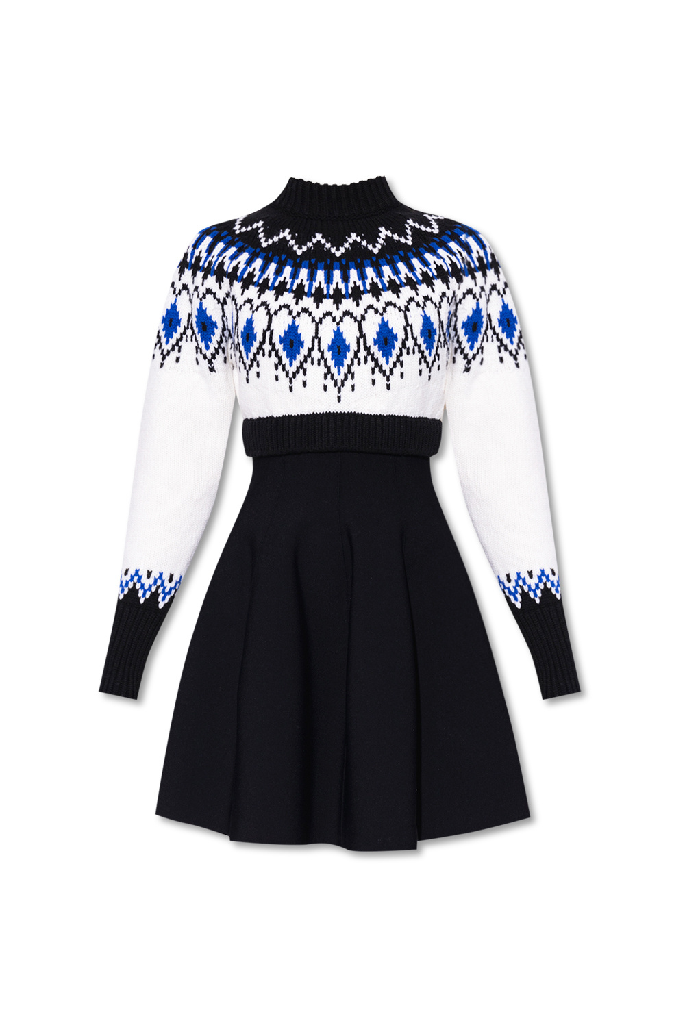 Alexander McQueen Dress with Fair Isle pattern