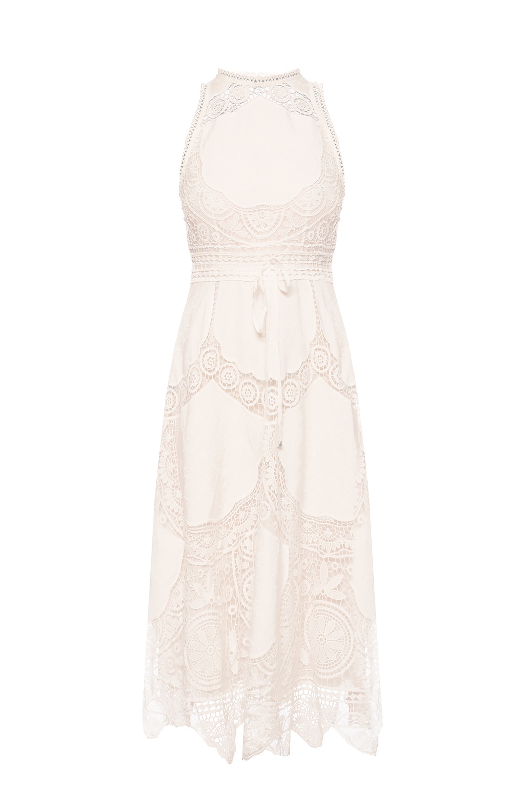 Zimmermann Iris Lace And Cotton Dress in White