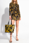 Versace Jeans Couture YELLOW Baroque-print dress