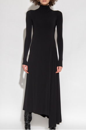 Balenciaga Tall Ombre Sequin Wrap Midi Dress
