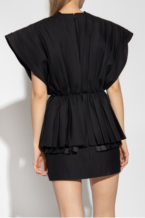 gucci black Pleated dress