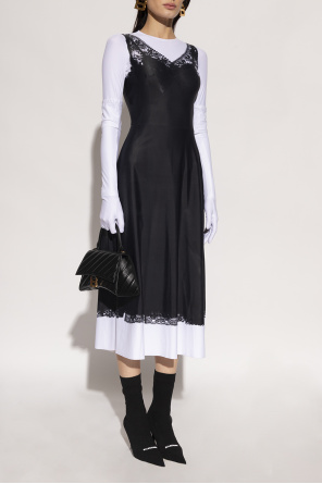 Dress with trompe l'oeil effect od Balenciaga