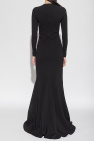 Balenciaga BLACK Fitted maxi dress