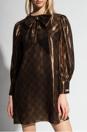 Gucci Glossy dress with monogram