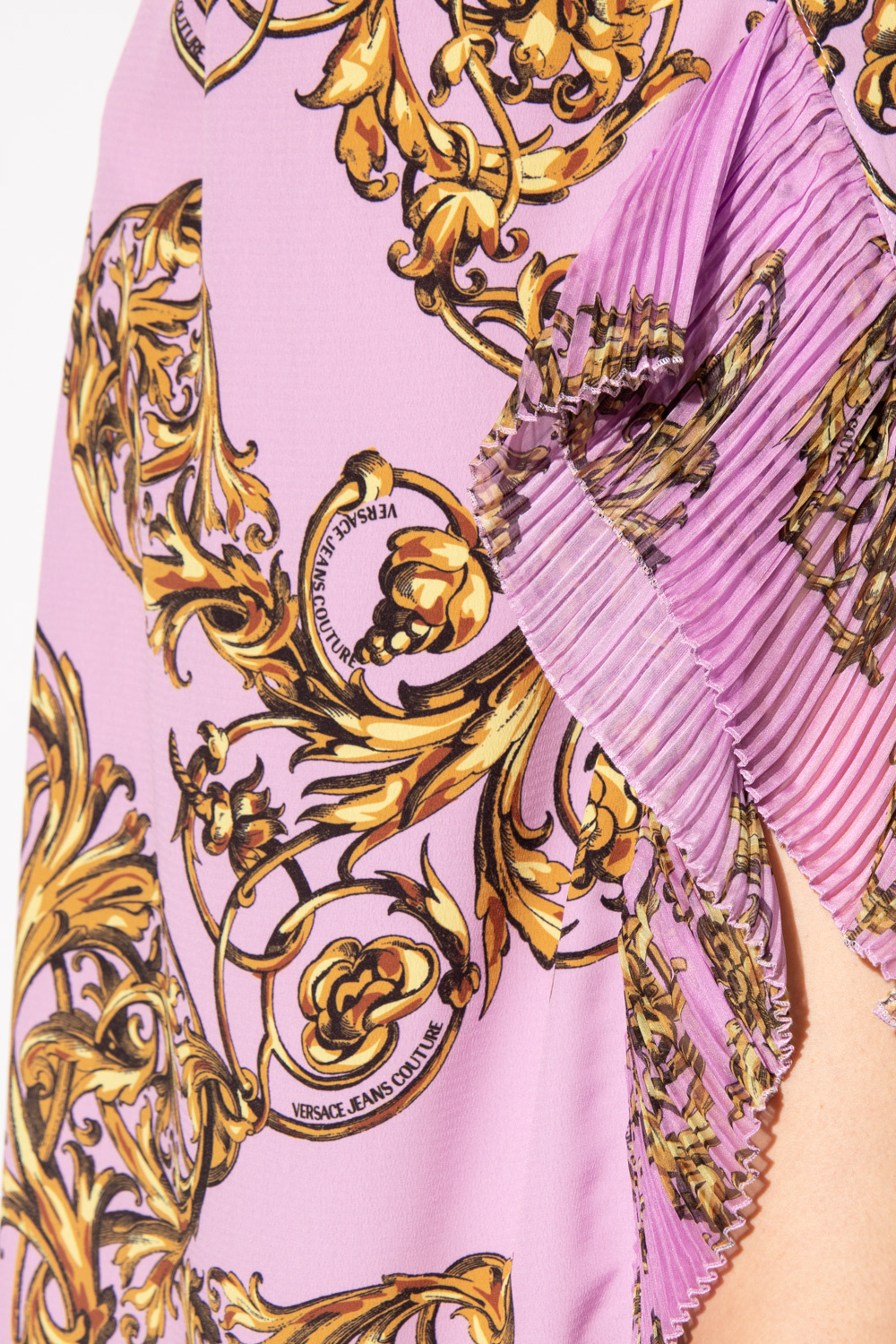 Versace Jeans Couture dress crown-print with Regalia Baroque motif