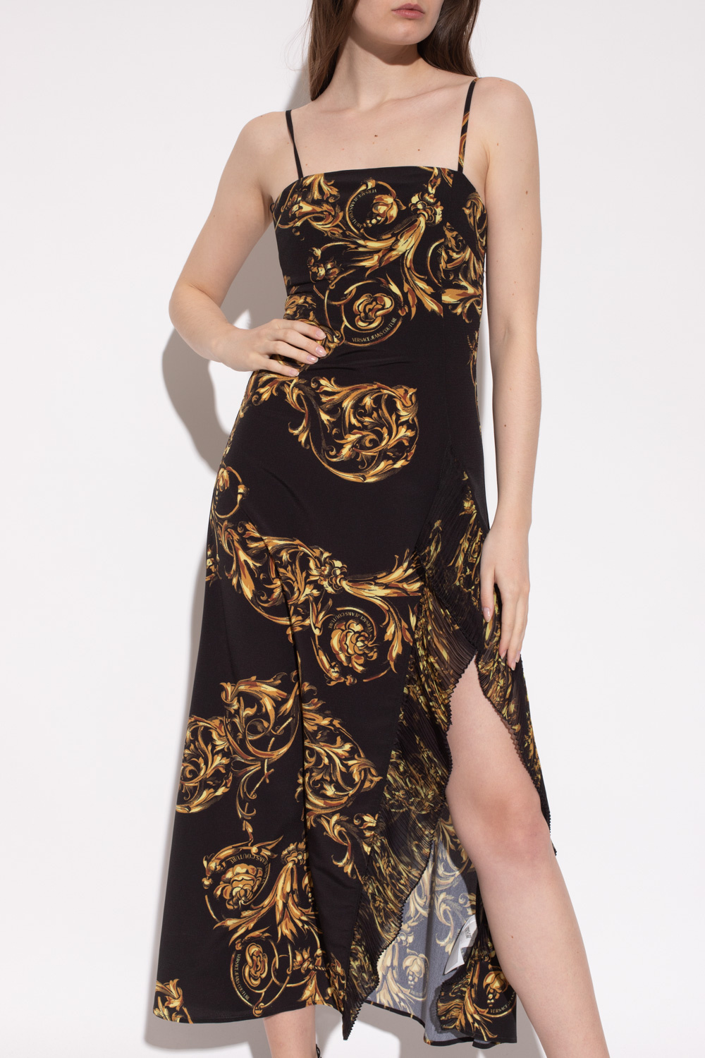 Salsa Jean Secret Push In Slim Slip dress with baroque pattern