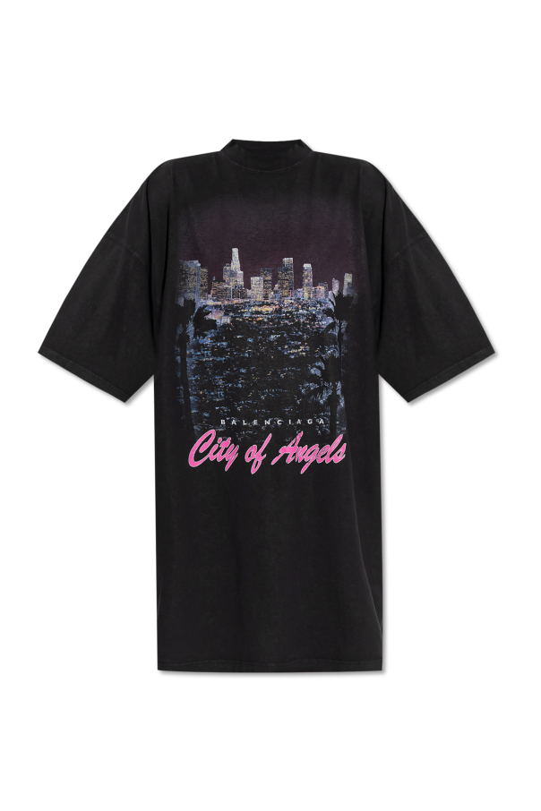 T-shirt with colorful print od Balenciaga