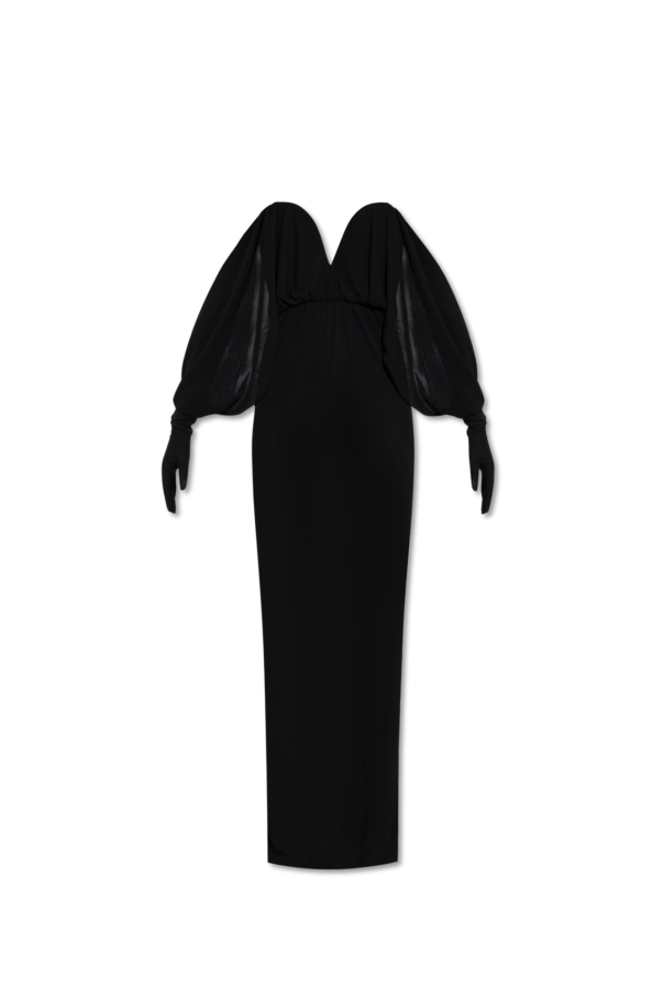 Dress with open shoulders od Saint Laurent