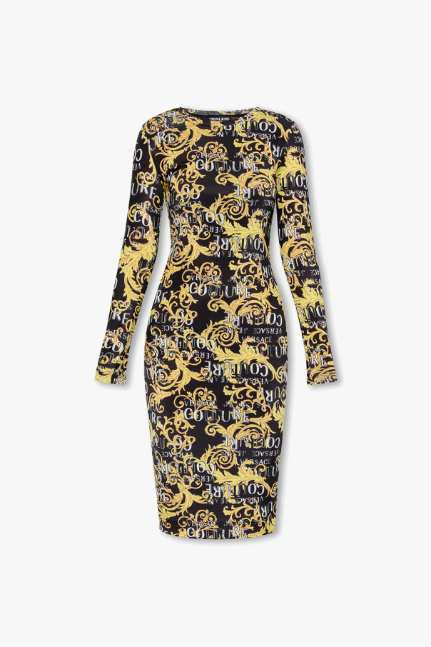 Versace Jeans Couture Patterned Merino dress