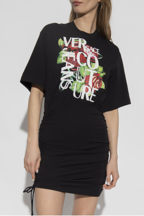 Versace Jeans Couture Printed Wordmark dress