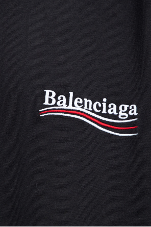 Balenciaga john richmond logo print leather jacket item