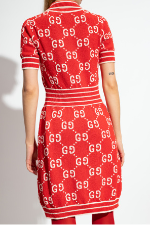 Gucci Rosa polo dress with logo