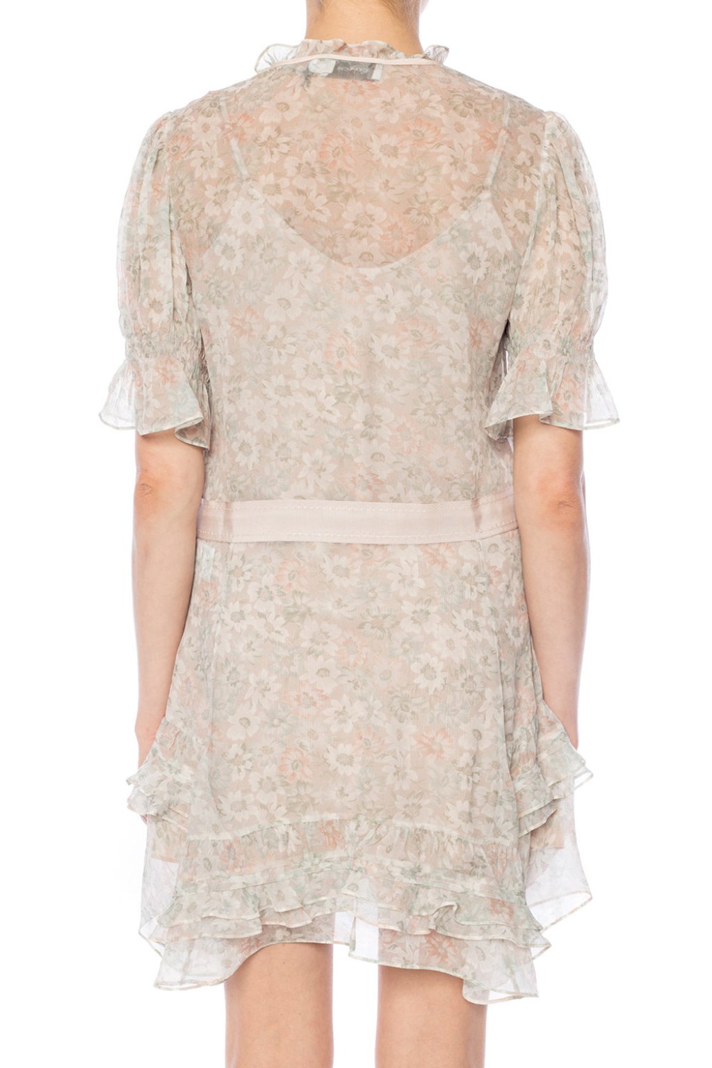coach rose print dress