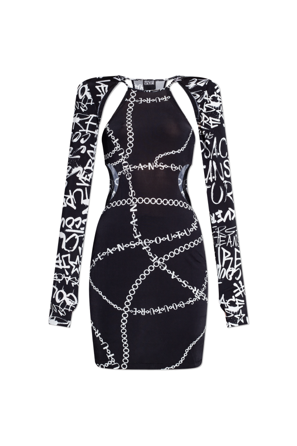 Versace Jeans Couture dress cold with cutouts