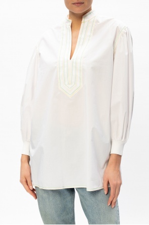 Tory Burch Diamond shirt with stitching details