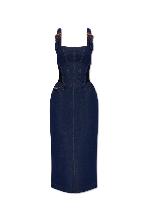 Versace Jeans Couture Denim slip dress