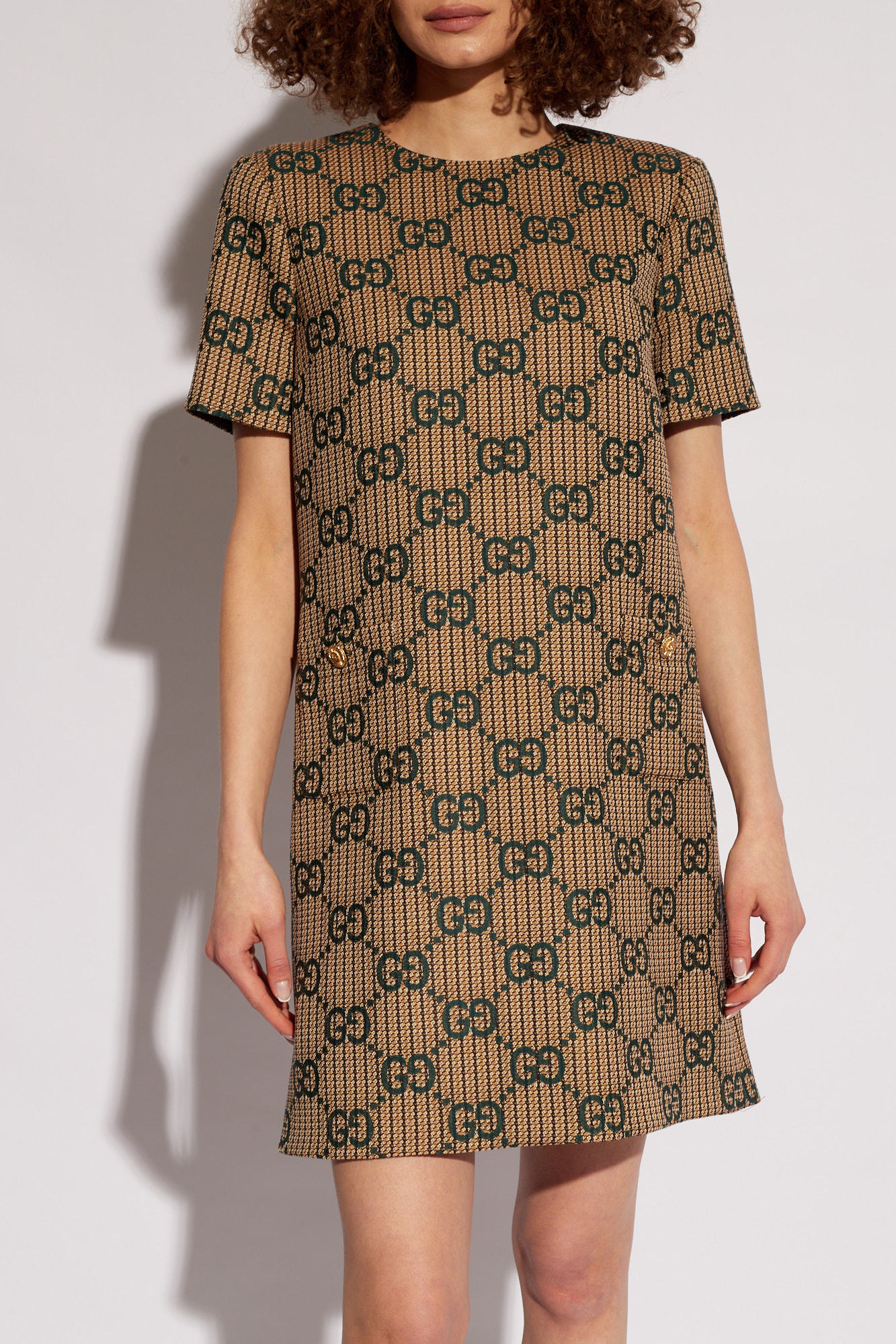 Gucci Wool dress with short sleeves