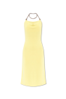 Bottega Veneta YELLOW Halterneck dress