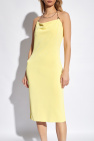 Bottega Veneta YELLOW Halterneck dress