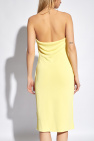 Bottega Veneta YELLOW Halterneck dress