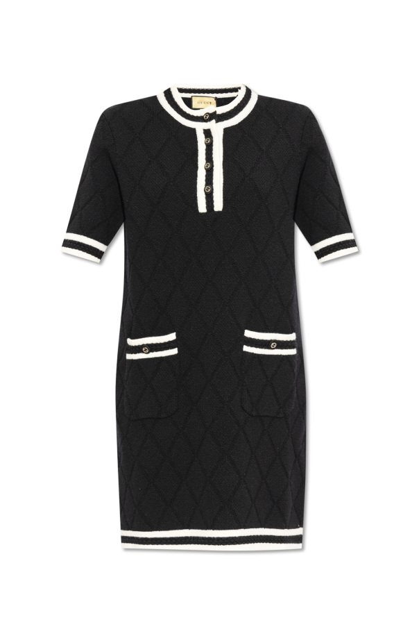 Quilted wool dress od Gucci