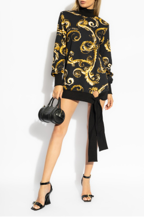 Sukienka ze wzorem od Versace Jeans Couture