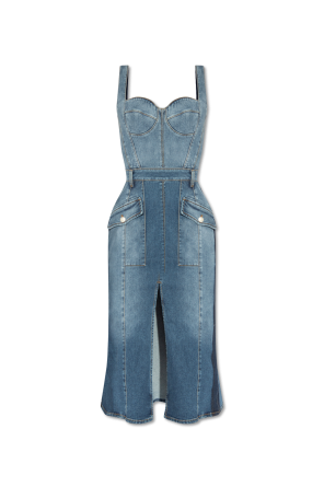 Jeansowa sukienka od Alexander McQueen