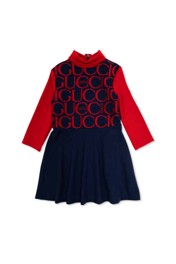 Gucci Kids Sukienka z kapturem