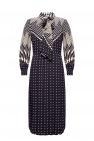 Tory Burch Patterned dress with long sleeves