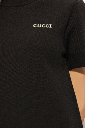 Gucci Sukienka z logo