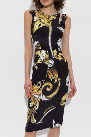 Versace Jeans Couture Vestido con estampado Outline Barocco