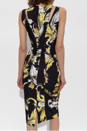 Versace Jeans Couture Vestido con estampado Outline Barocco