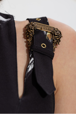 Versace Jeans Couture Vestido con estampado Outline Barocco