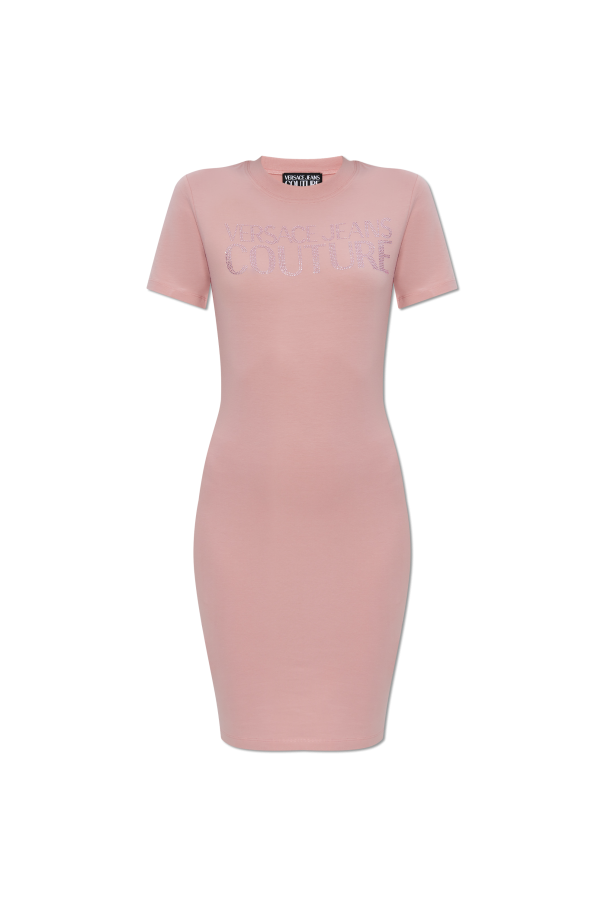 Dress with shimmering appliqués, zdjęcie 1 Dress with shimmering appliqués od Versace Jeans Couture