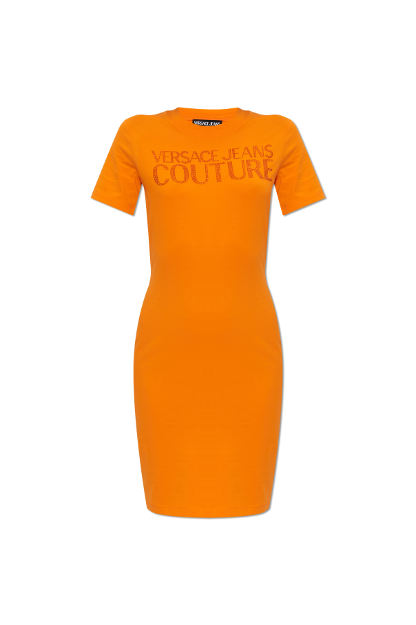 Dress with shimmering appliqués, zdjęcie 1 Dress with shimmering appliqués od Versace Jeans Couture