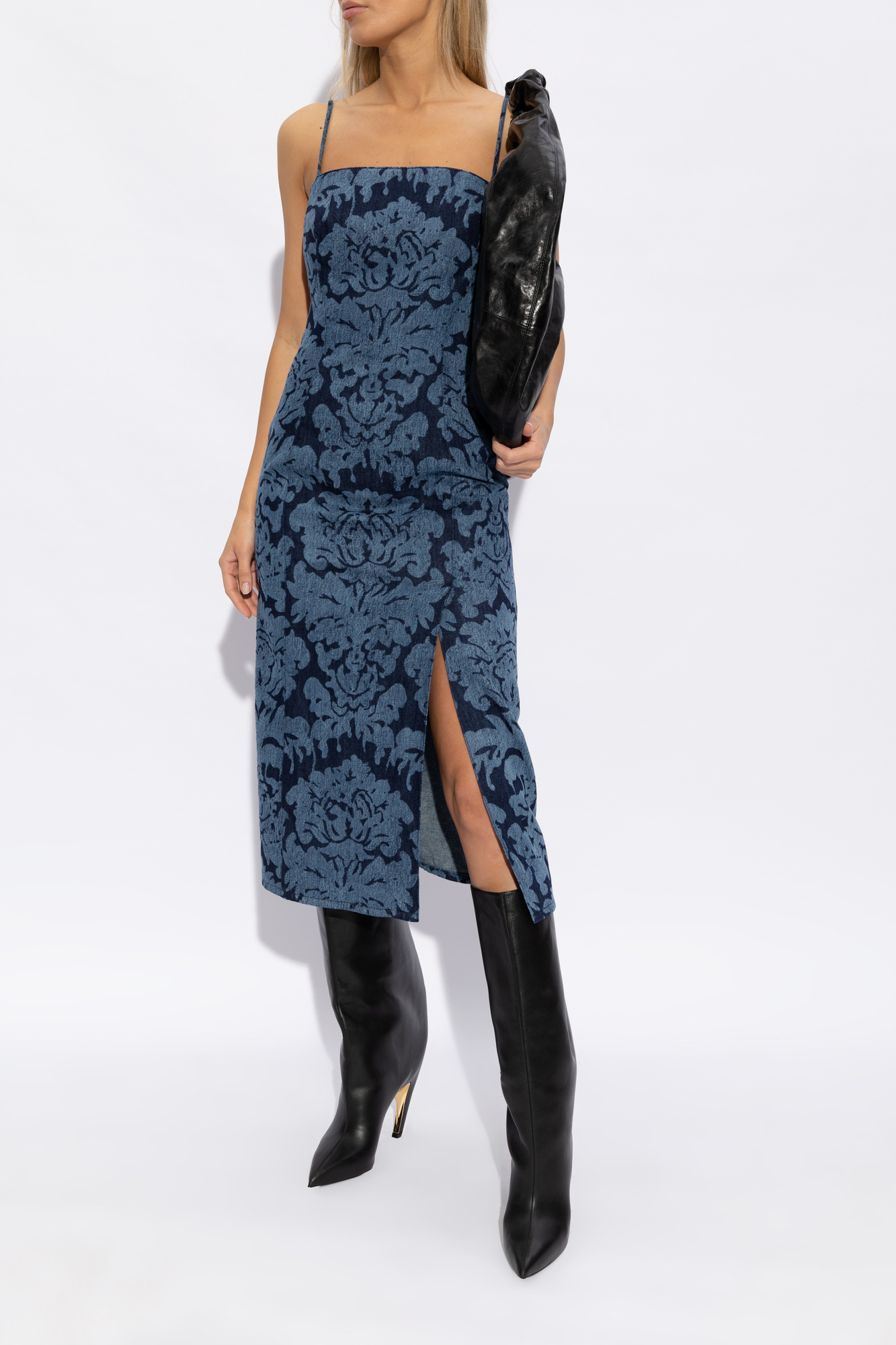 Alexander McQueen Denim dress with straps