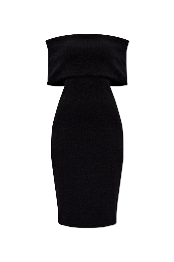 Off-the-shoulder dress od Bottega Veneta