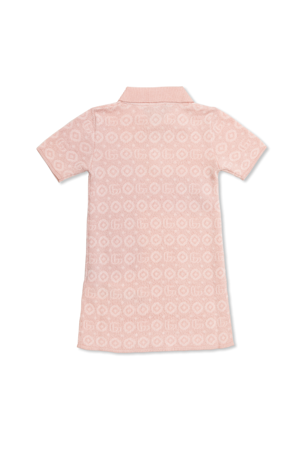 Gucci Kids Sukienka ze wzorem `GG`